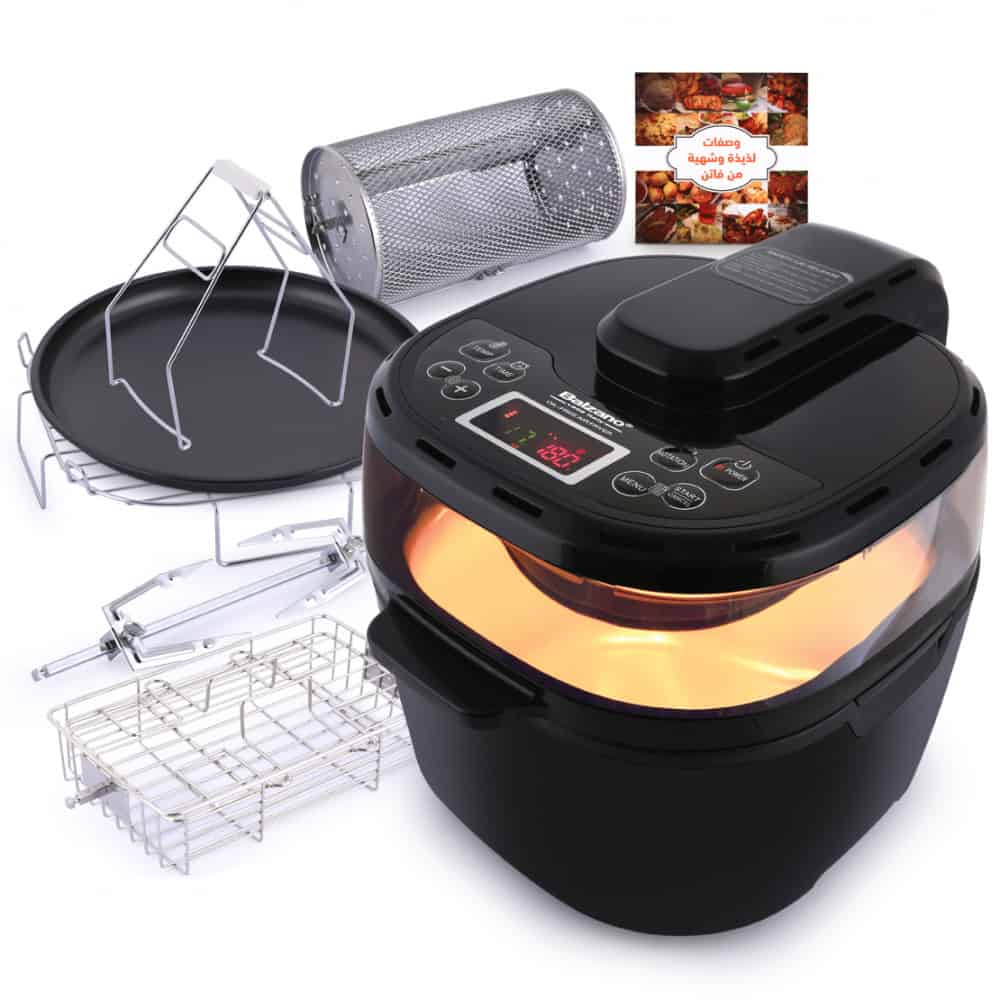 قلاية balzano air fryer 12 litre قلاية بالزانو 12 لتر الهوائية سيتروس عالم التسوق